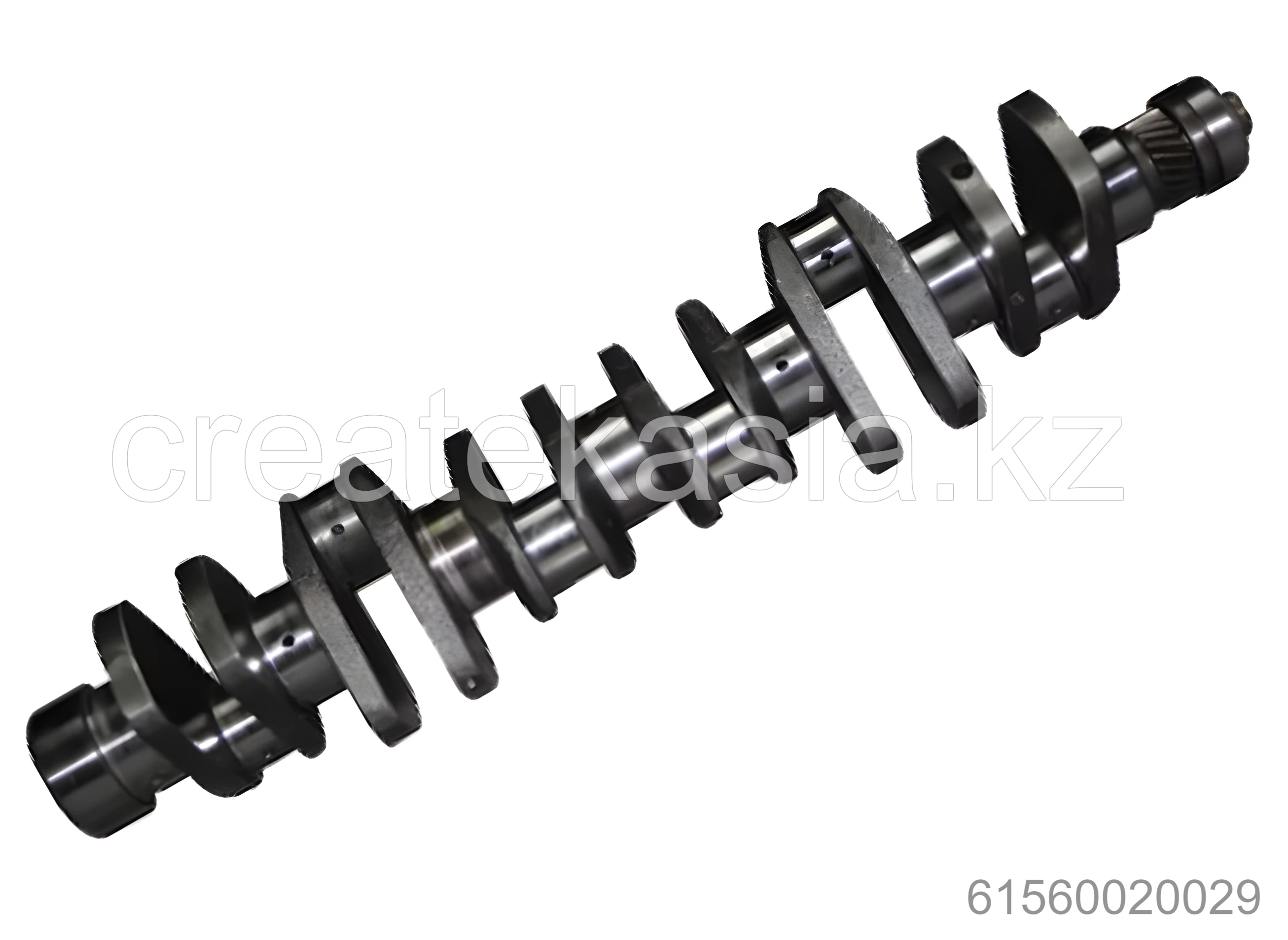 КОЛЕНВАЛ(СТАЛЬ) С РЕЗЬБОЙ WD615 HOWO/SHACMAN WANDA, АТ
