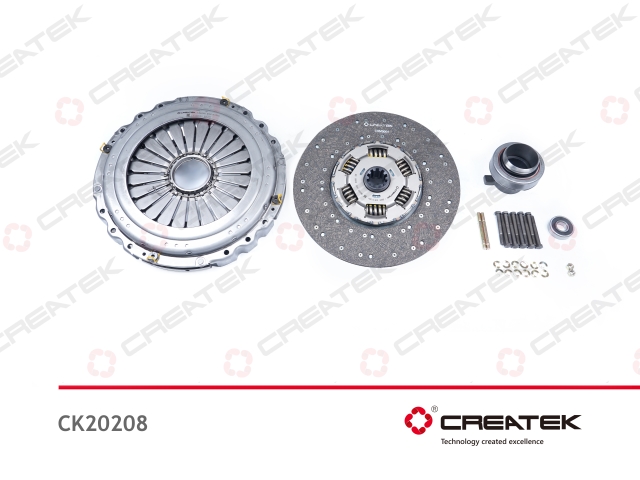 КОМПЛЕКТ СЦЕПЛЕНИЯ (ОБРАТНЫЙ ОТЖИМ) WD615 D10/D12 HOWO 